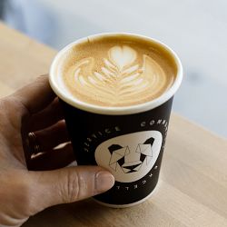 Black &amp; White Coffee Roasters The Traditional Blend Coffee Beans