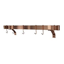 Enclume  Rolled-End Bar Wall-Mounted Pot Rack