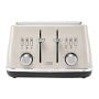 Haden Cotswold 4-Slice Wide Slot Stainless-Steel Toaster