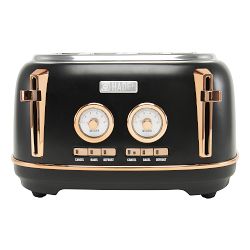 Haden Dorset 4-Slice Wide Slot Stainless-Steel Toaster