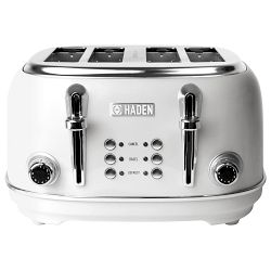 Haden Heritage 4-Slice Wide Slot Stainless Steel Toaster