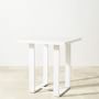 Santa Barbara Outdoor White Metal Bar Table (37.5&quot;)