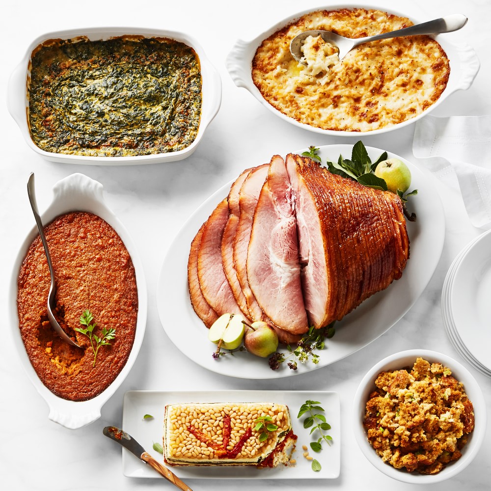 Complete Southern Easter Honey Glazed Ham Dinner