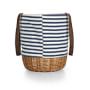 Seville Canvas and Willow Basket Tote