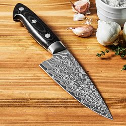 Zwilling Bob Kramer Damascus Steel Chef's Knife, 6&quot;