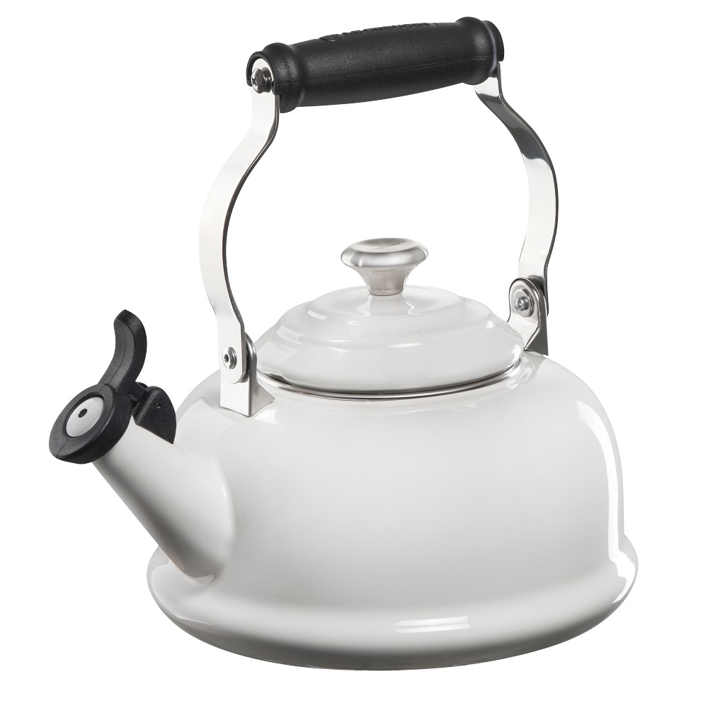 Le Creuset Classic Whistling Tea Kettle, White