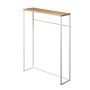 Yamazaki Home Narrow Entryway Console Table, White