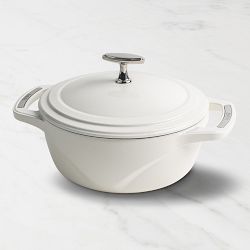Lodge USA Enameled Cast Iron Dutch Oven, 3-Qt., Cloud Nine White