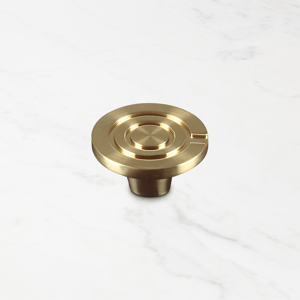 Le Creuset Crucible Centenary Knob, Medium, Light Gold