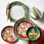 Christmas Forest Salad Plates, Set of 4