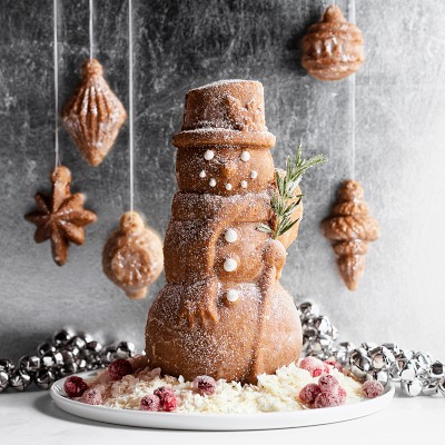 Nordic Ware Nonstick Cast Aluminum 3D Snowman Pan | Williams