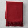 European Solid Cashmere Throw