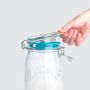 Airtender x Kilner Clip Top Jar Vacuum Pack, Set of 3