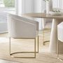 Bradley Upholstered Curved Back Armchair