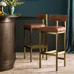 Emma Upholstered Counter &amp; Bar Stool