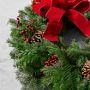 Holiday Berry &amp; Pine Pre-Lit Live Wreath &amp; Garland