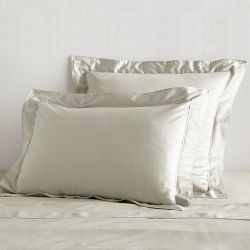 Signature 1000 Thread Count Sateen Duvet Cover &amp; Shams, Light Grey