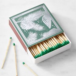 Williams Sonoma Winter Forest Match Box