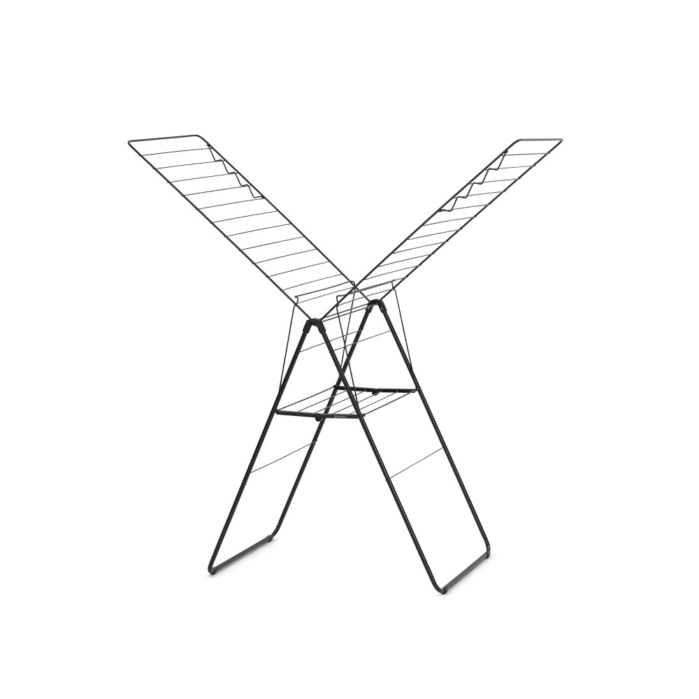 Brabantia HangOn Indoor Drying Rack, 82 Feet (25 meters), Matte Black