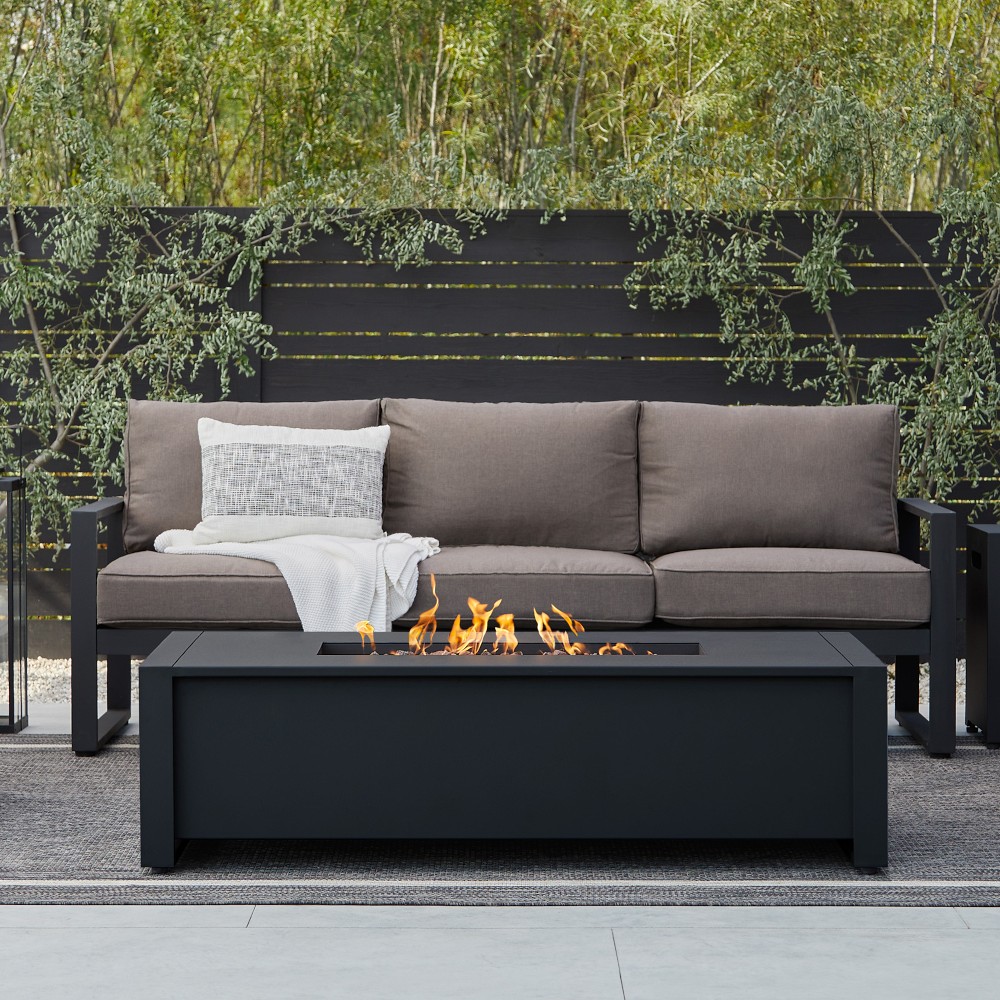 Freeport Metal Rectangular Fire Table (52&quot;)