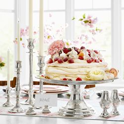 Heirloom Silver Taper Holders