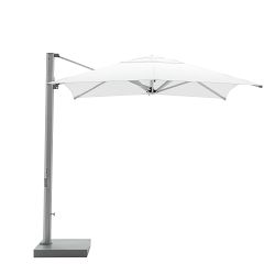 8' Rectangular Performance Cantilever Umbrella, Powder Coat Aluminum Finish