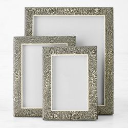 Faux Shagreen Picture Frames