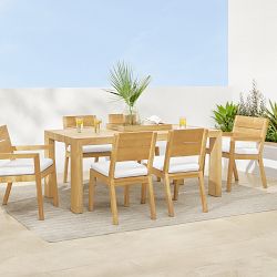 Larnaca Outdoor Natural Teak Dining Armchair
