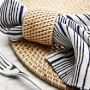 Light Woven Napkin Rings, Set of 4