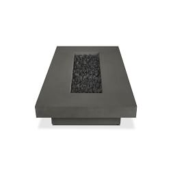 Novato Low Rectangle Propane Fire Table (72&quot;)