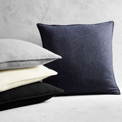 Solid Merino Wool Pillow Cover