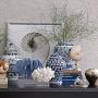 White Coral On Glass Stand