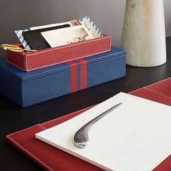 THE GEORGE x Williams Sonoma Home Leather Desk Blotter