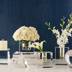 Crystal Block Vase
