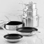 Hestan ProBond Professional Clad Stainless-Steel TITUM Nonstick 10-Piece Cookware Set