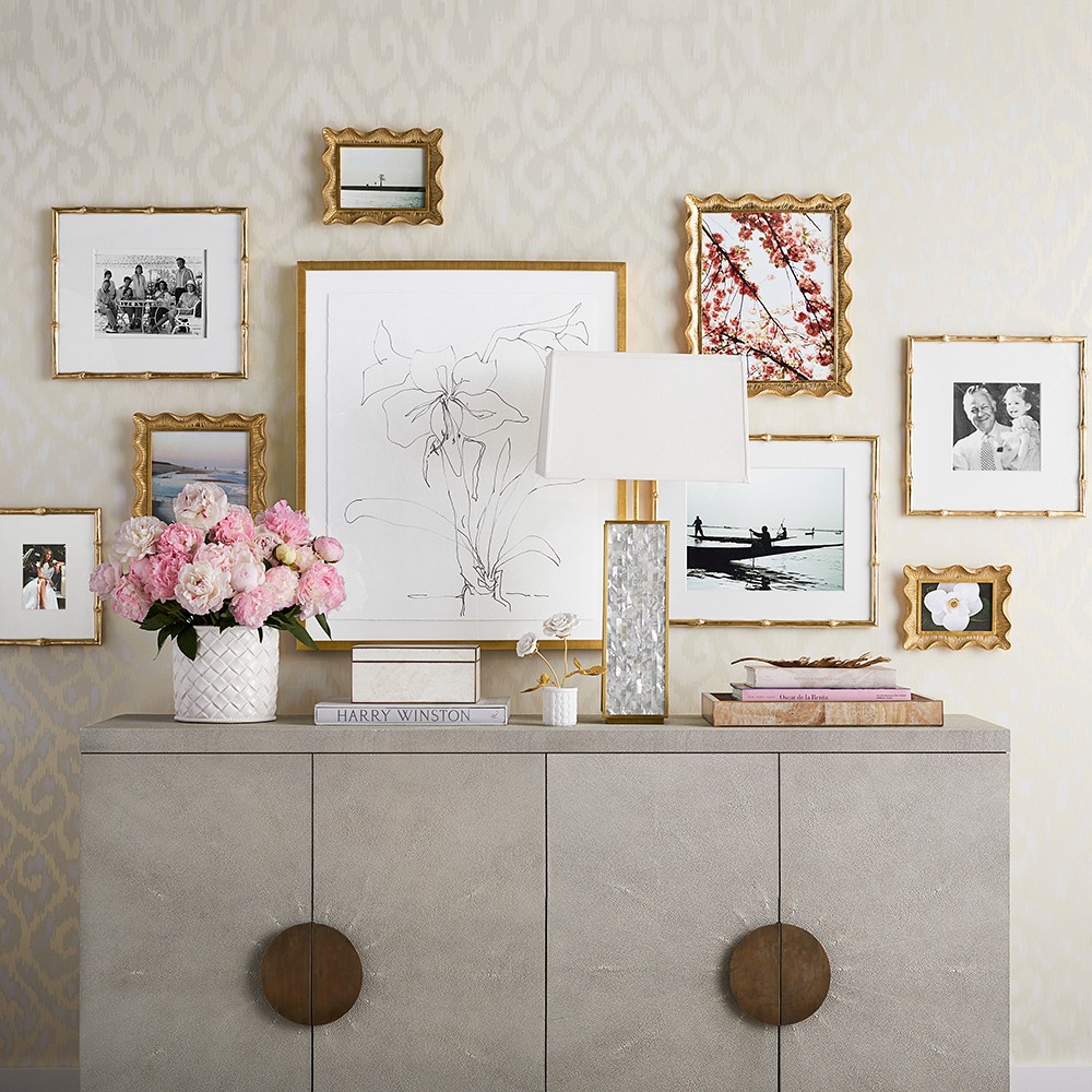 AERIN x Williams Sonoma Home Gilded Bamboo Gallery Frame