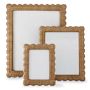 AERIN x Williams Sonoma Home Wicker Scalloped Gallery Frame