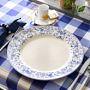 English Floral Charger