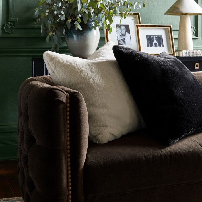 Faux Fur Pillow Cover