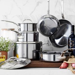 Hestan NanoBond&#174; Titanium Stainless-Steel 10-Piece Cookware Set