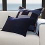 Lesina Merino Wool Pillow Cover, Navy