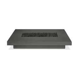 Novato Low Rectangle Propane Fire Table (72&quot;)