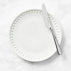 Pillivuyt Beaded Coupe Bread &amp; Butter Plates, Set of 4