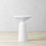 Matte White Accent Table (16&quot;)