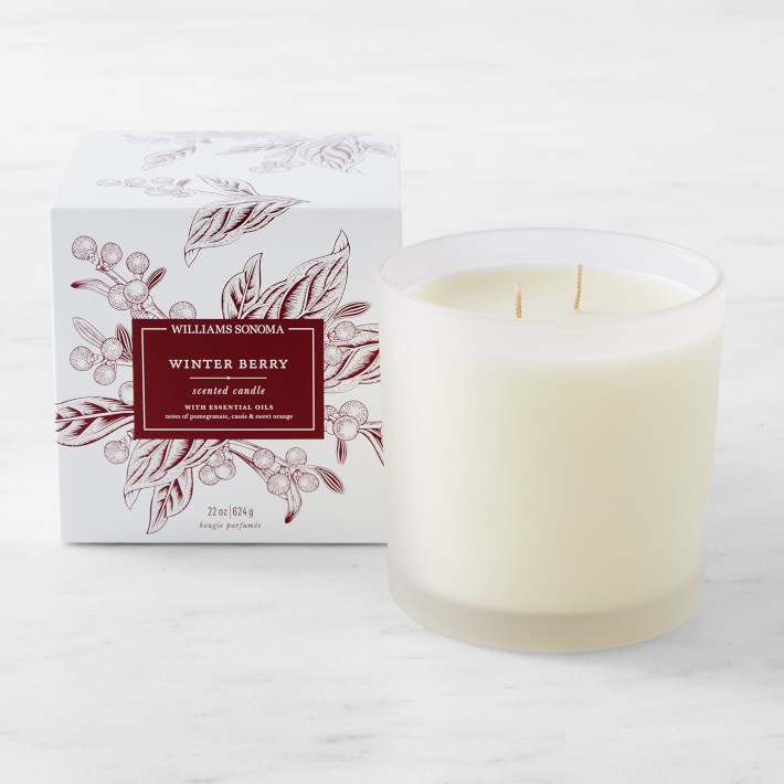 Williams Sonoma Winter Berry Candle, Large