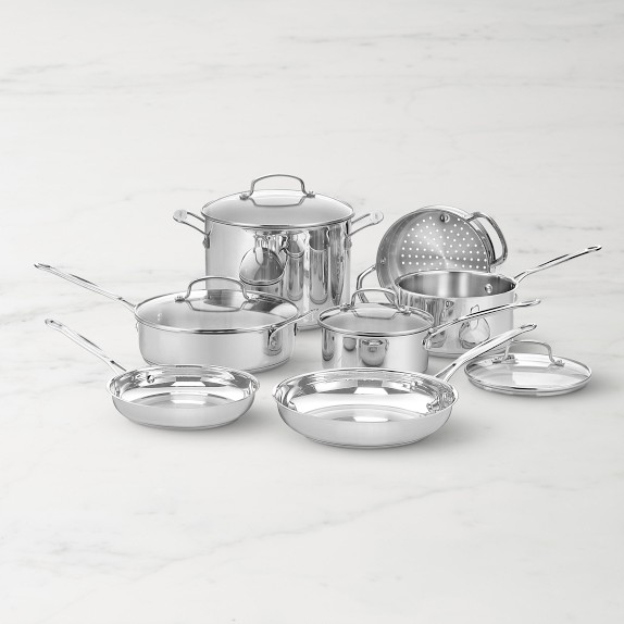 Cuisinart Chef's Classic Stainless-Steel 7-Piece Cookware Set