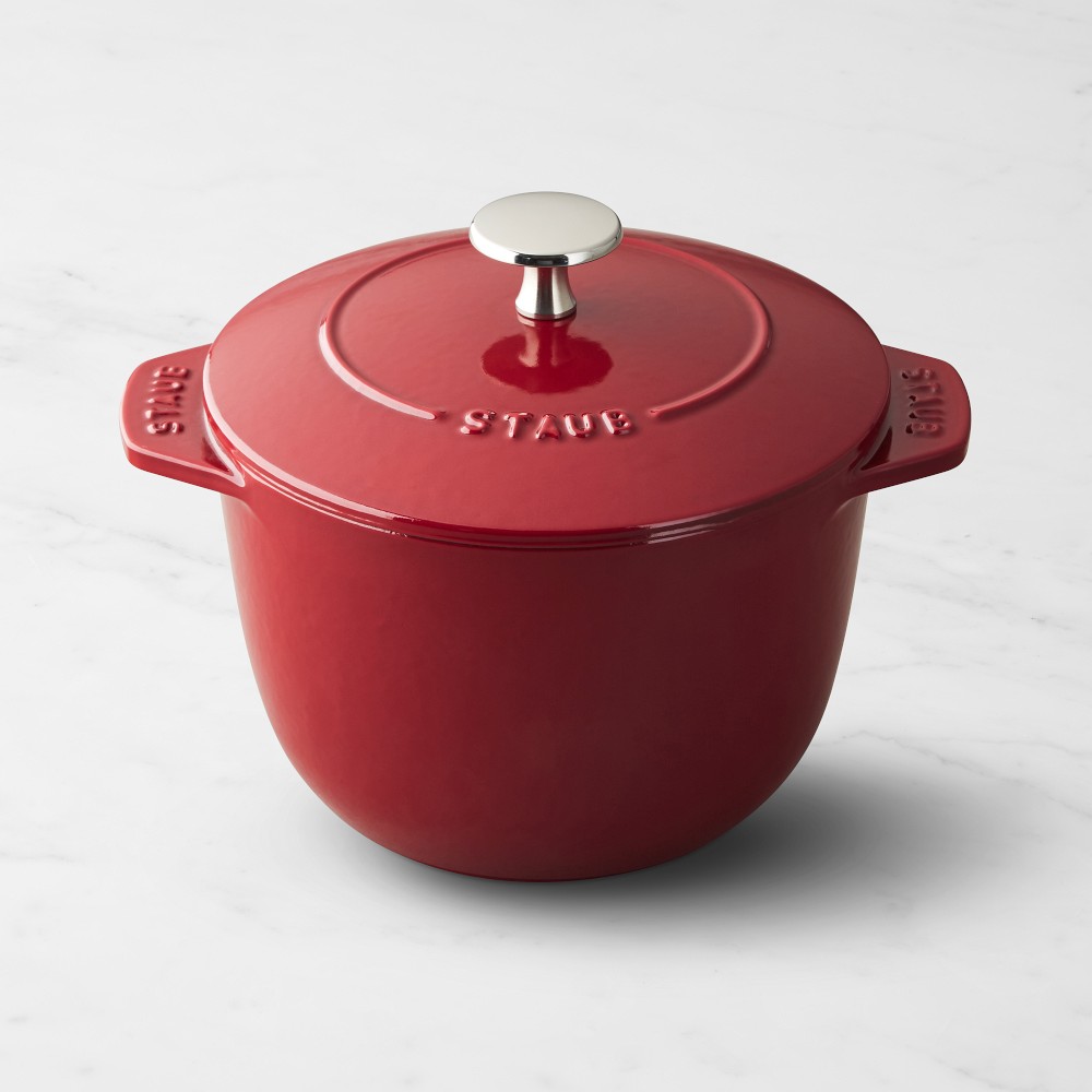 Staub Enameled Cast Iron Petite French Oven, 1 1/2-Qt., Cranberry