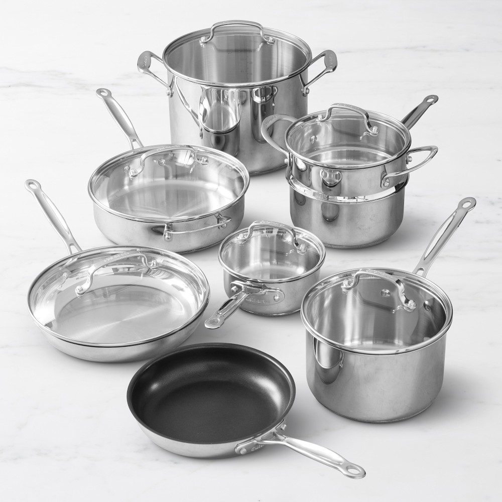 Cuisinart Chef's Classic Stainless-Steel 14-Piece Cookware Set