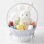 Pottery Barn Kids x Williams Sonoma Large Classic Gingham Easter Basket, Chambray