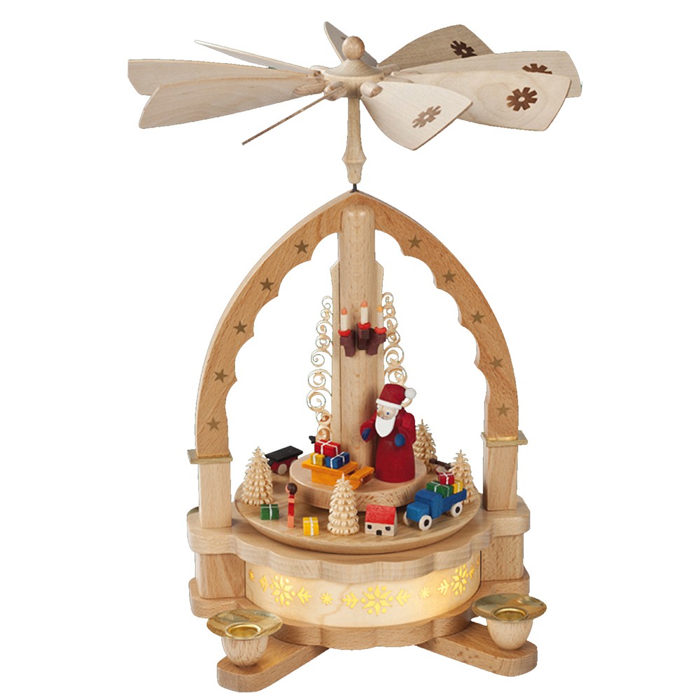 Richard Glaesser Pyramid, Santa with Toys